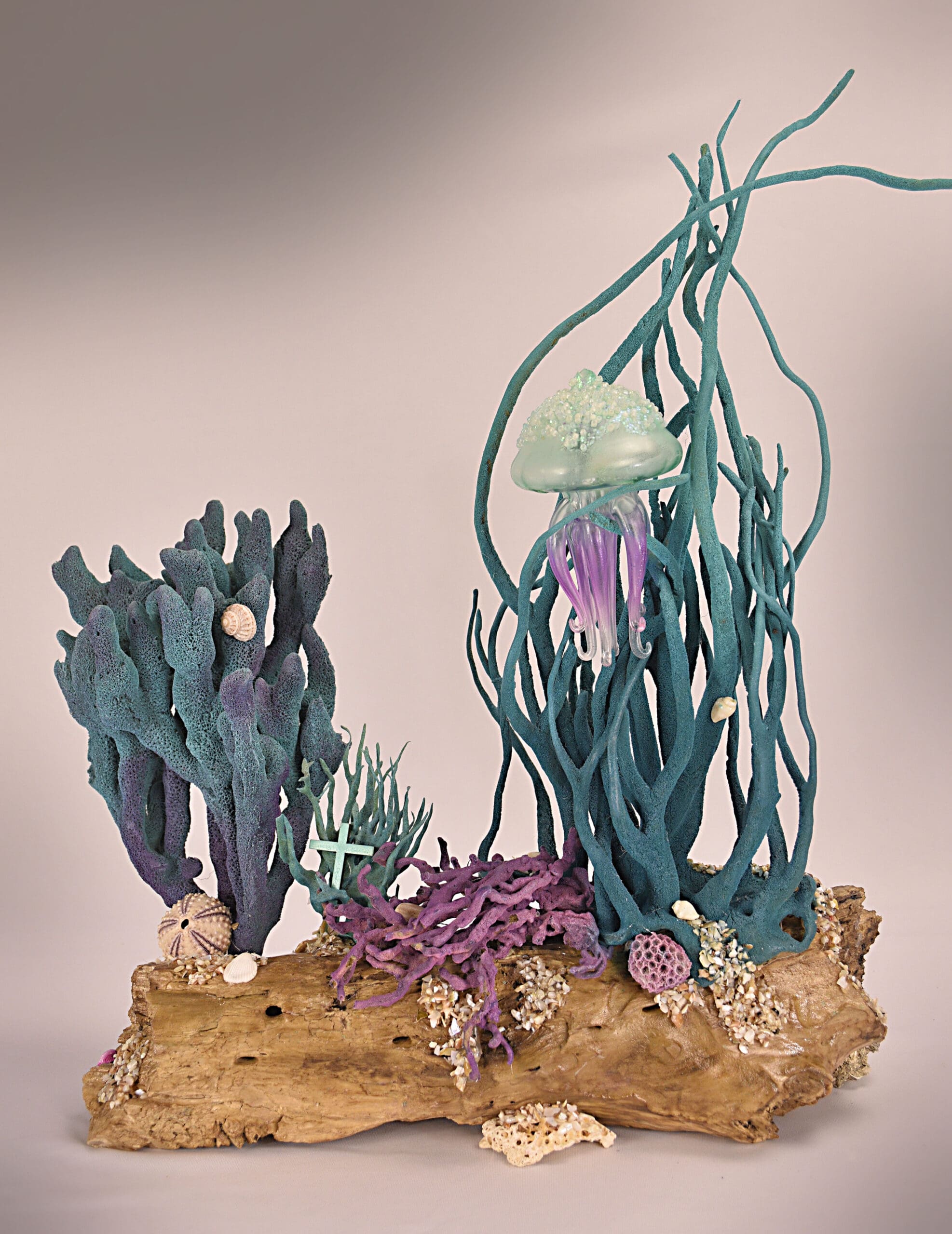 Jellyfish sea urch 13x17